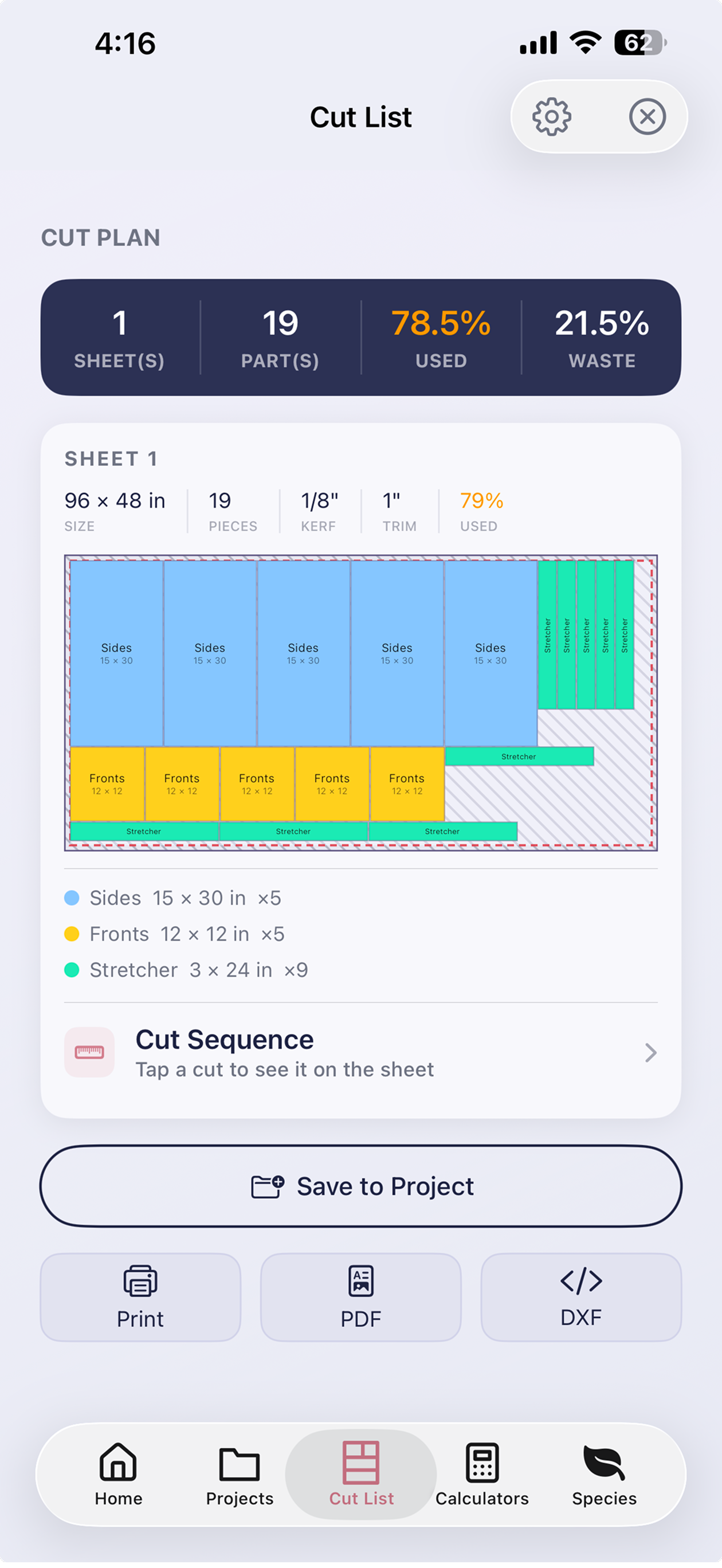 GrainPlan screenshot 2