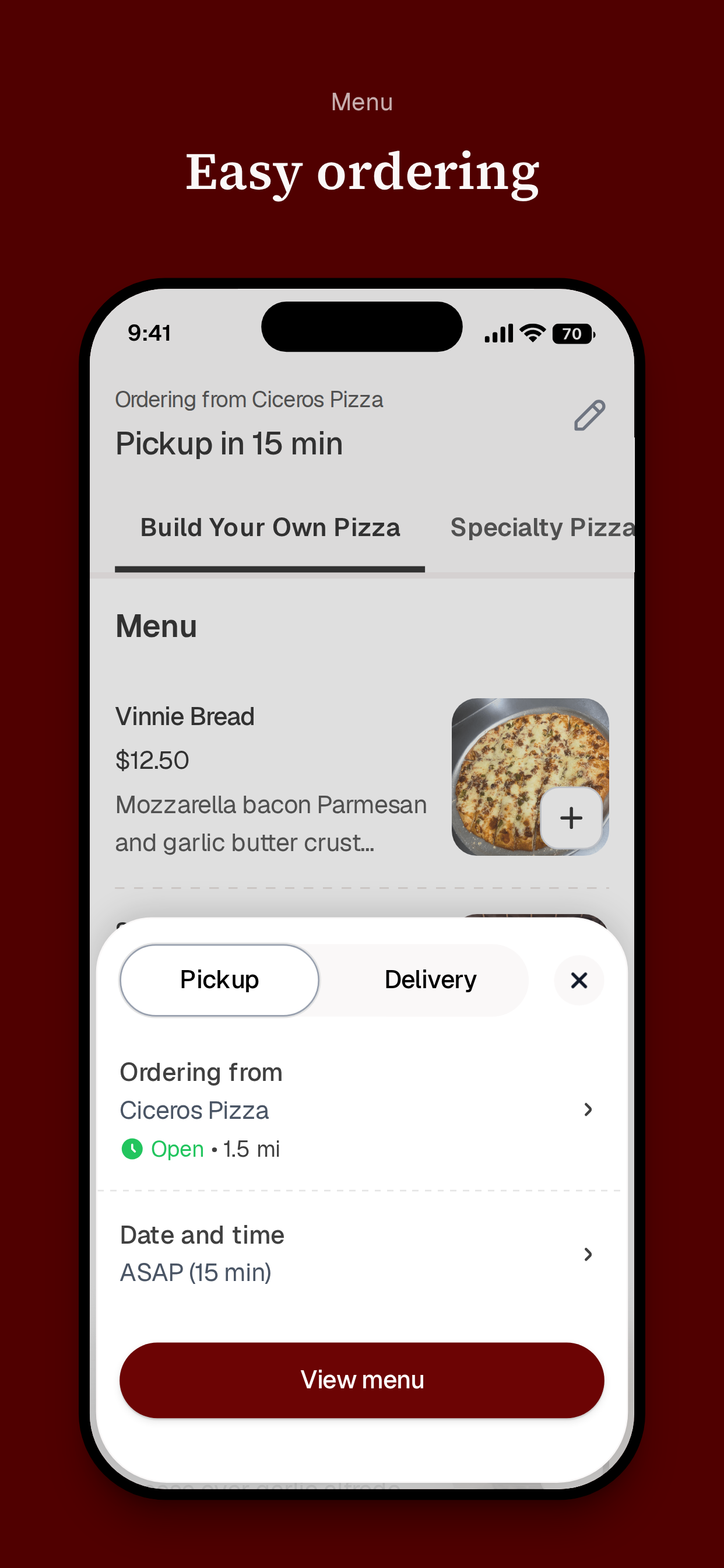 Ciceros Pizza screenshot 3
