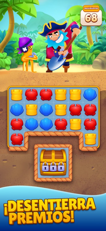 Pirate Match: Aventura Puzles screenshot 5