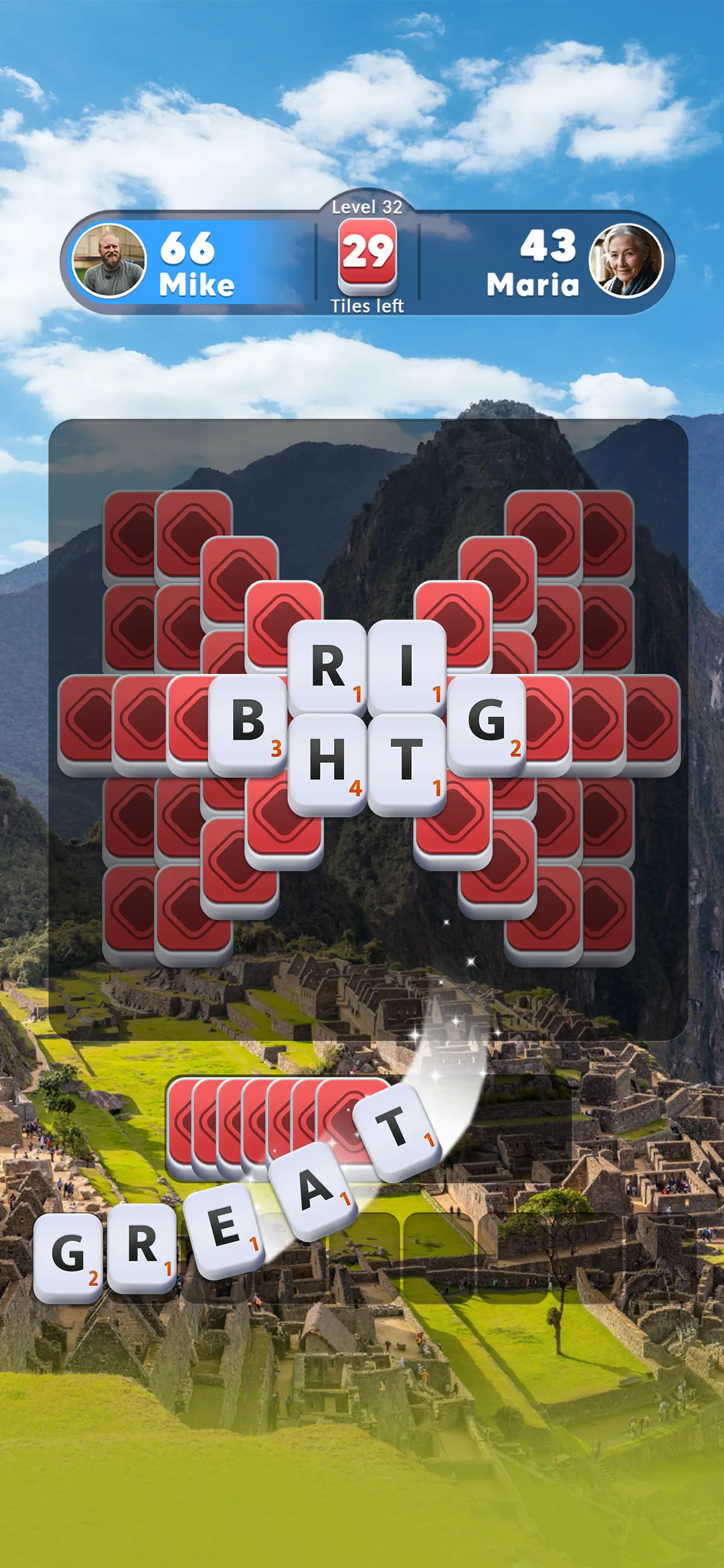 Word Tiles GO screenshot 2