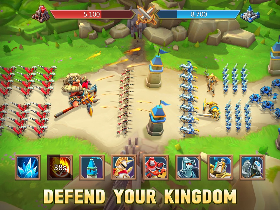 #7. Lords Mobile x Transformers (iOS) От: IGG SINGAPORE PTE. LTD.