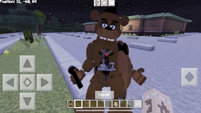 Screenshot #2 pour at night Animatronic for MCPE