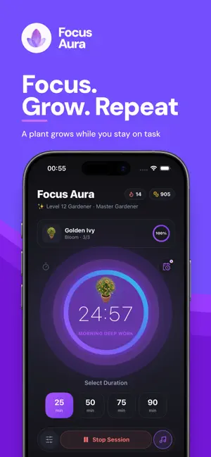 Focus Aura: Pomodoro Timer screenshot 1