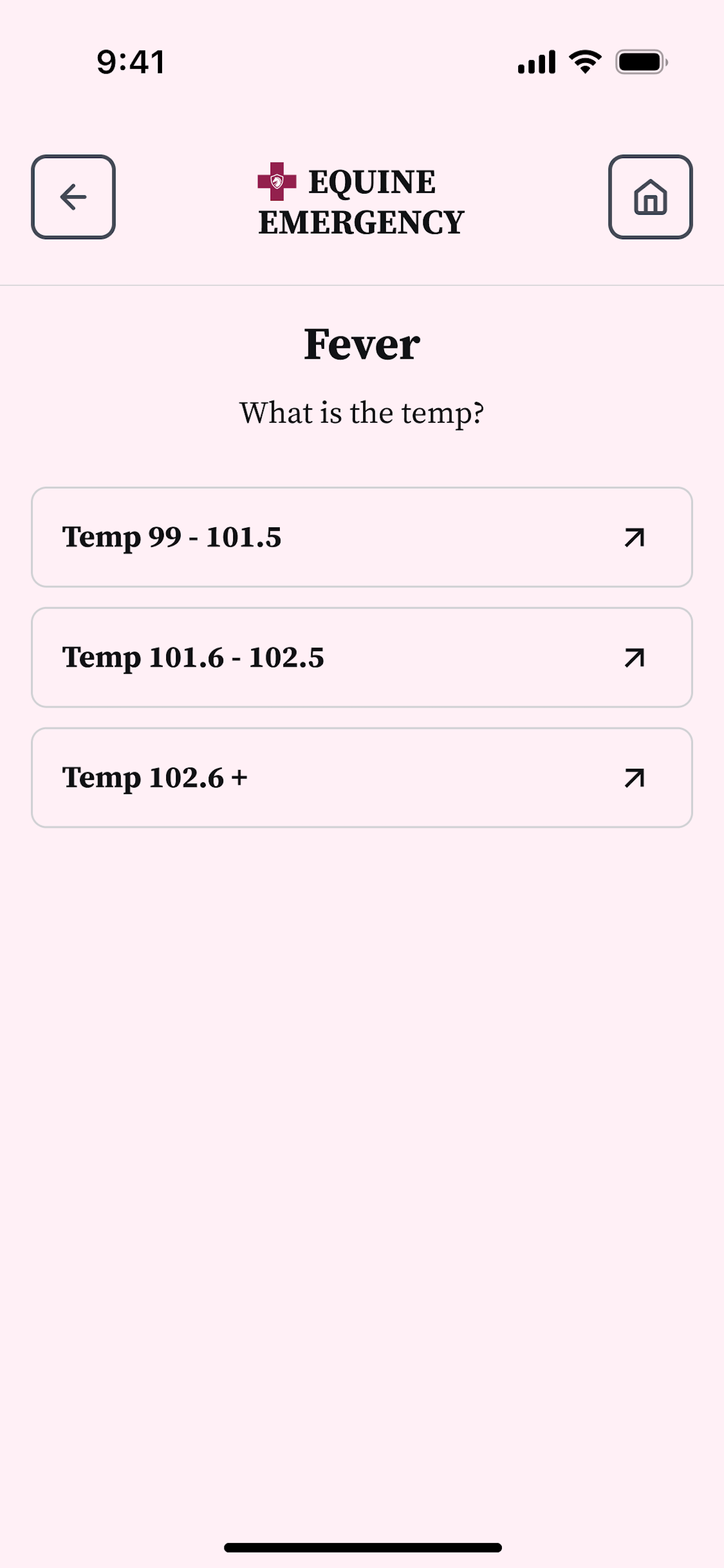 Equine Emergency Vet Care App