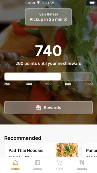 My Thai Foods iPhone screenshot 1 - Food & Drink app