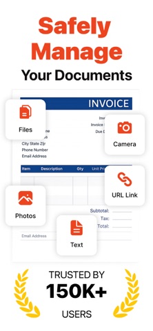 Secure Document & PDF Scan iPhone screenshot