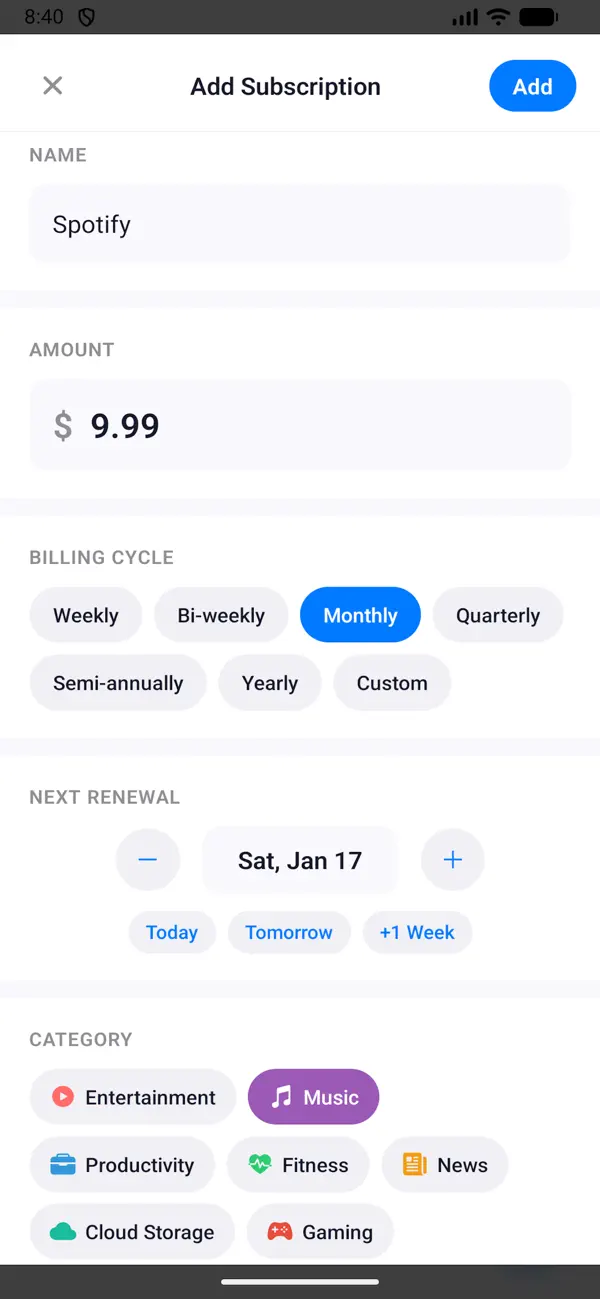 #2. SubVault (iOS) Podle: AI Conversations Limited