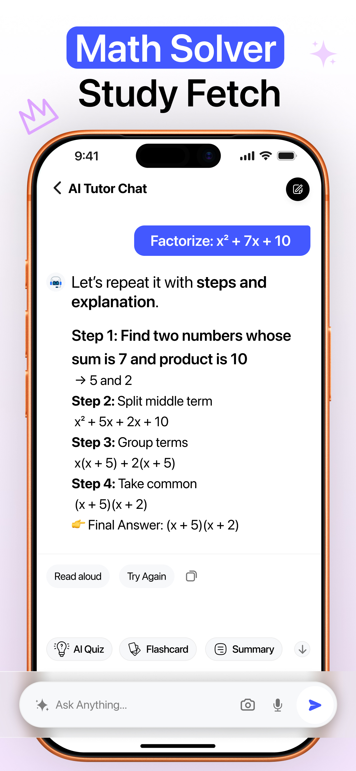 AI Homework Helper : Math AI screenshot 6