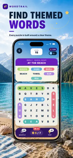 WordQuest: Word Search screenshot 1