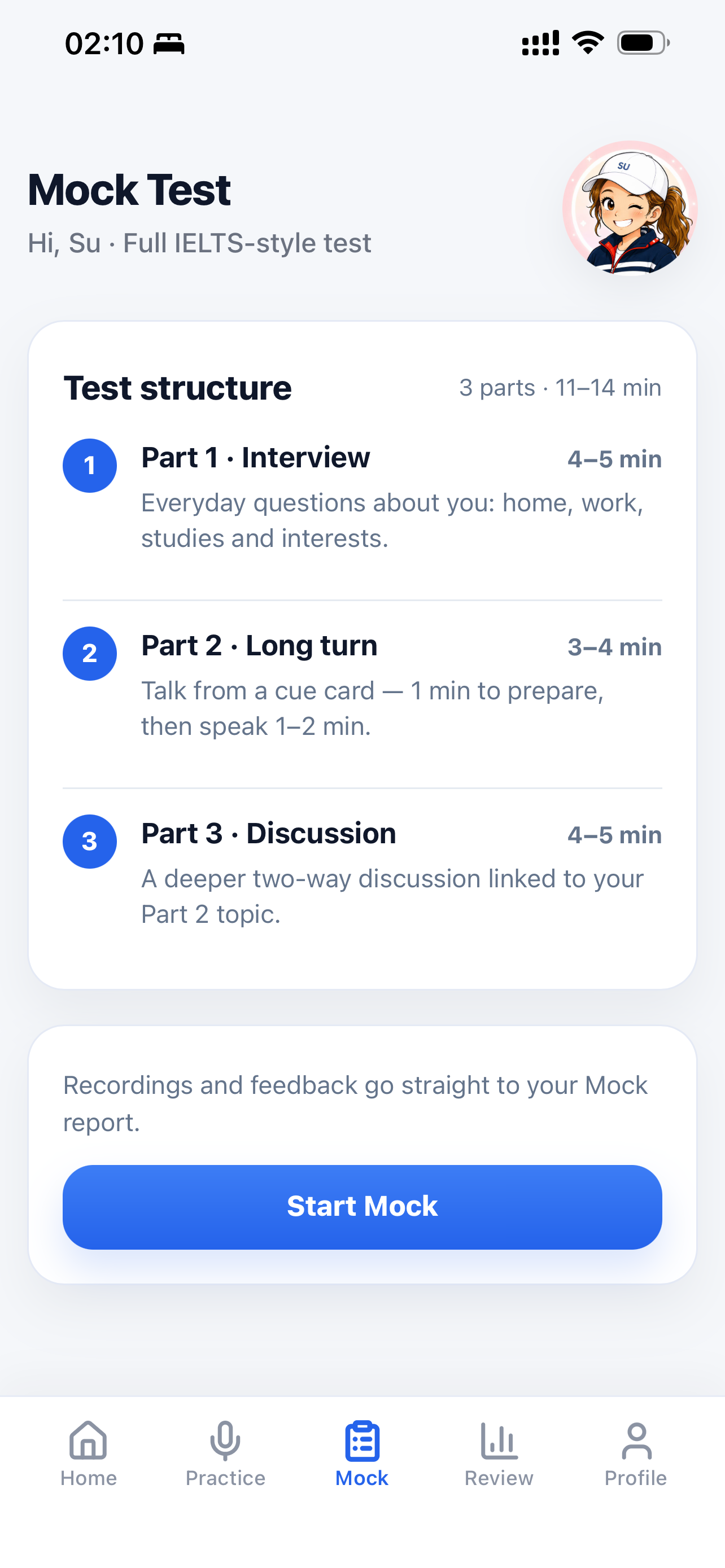 Speaking Prep Coach screenshot 3