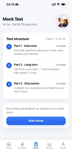 Speaking Prep Coach screenshot 3