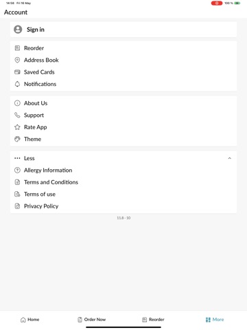 Cremes iPad screenshot