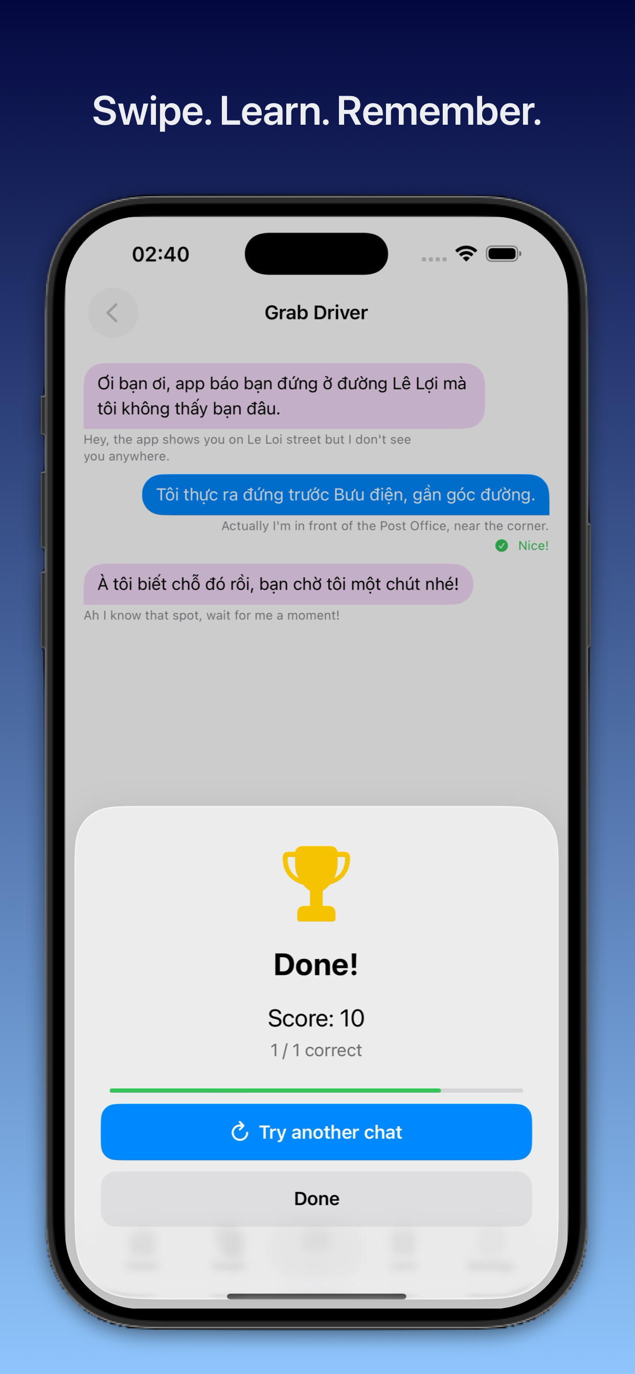 VietLingo: Speak Vietnamese screenshot 6