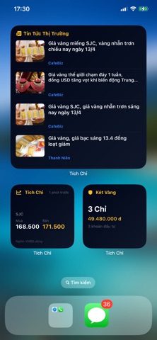 Tích Chỉ: Theo Dõi Giá Vàng screenshot