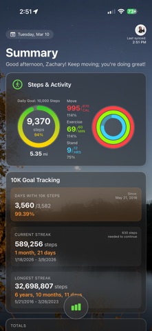 My Daily Steps & Activities Screenshot 2 of 10