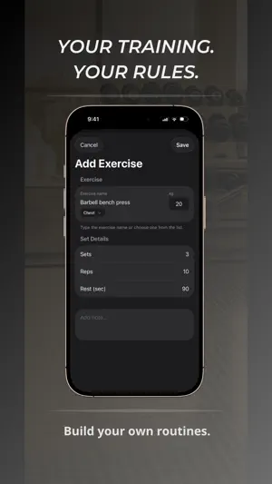 Dynamis - Workout Tracker screenshot 3