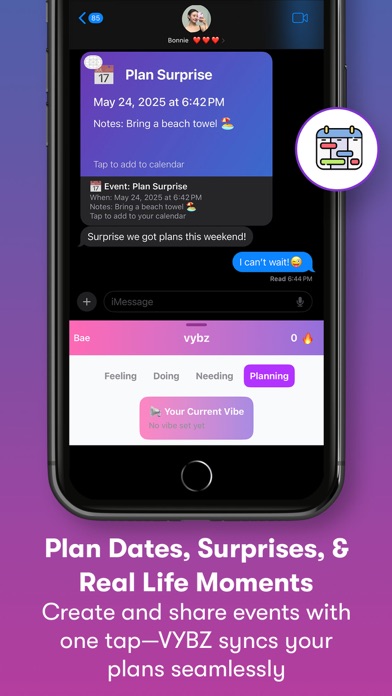 VYBZ: Your Relationship Pulse iPhone screenshot 4 - Social Networking app