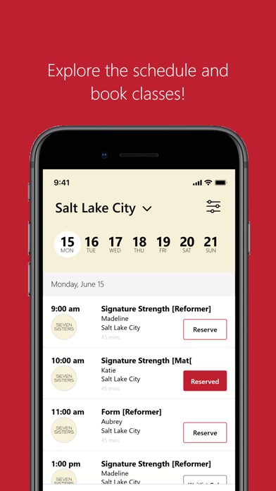 Seven Sisters Studio iPhone screenshot 3 - Health & Fitness app