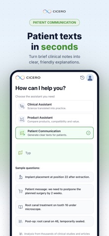 Cicero Assistant screenshot
