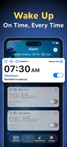 Alarm Clock ◎ iPhone screenshot