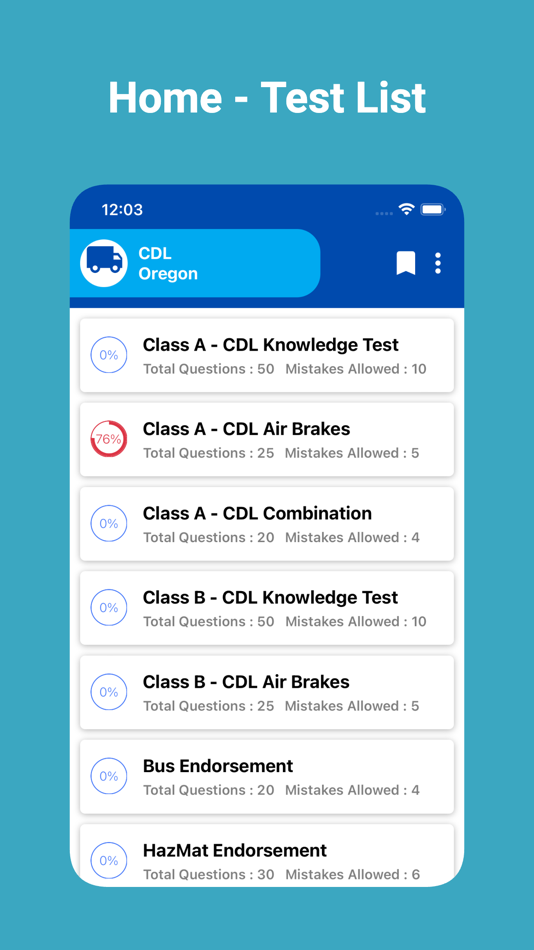 #1. Oregon CDL Prep Test (iOS) 由: Altaf Mogal