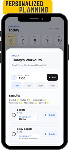 MASS Monster: Workout Planner screenshot