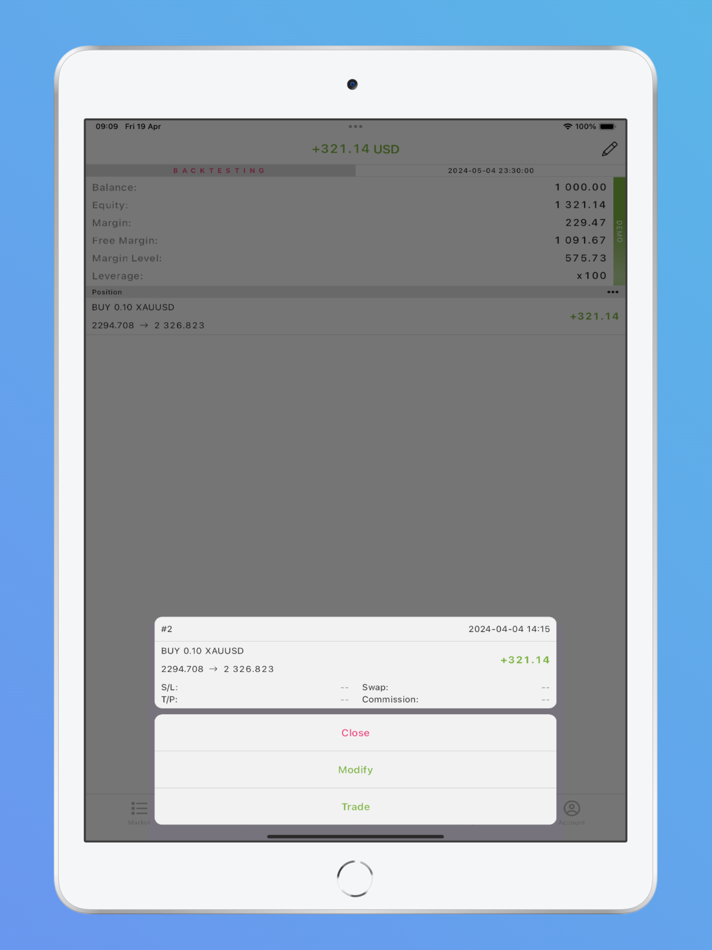 #6. Forex Backtest (iOS) 来自: Khoa Nguyen