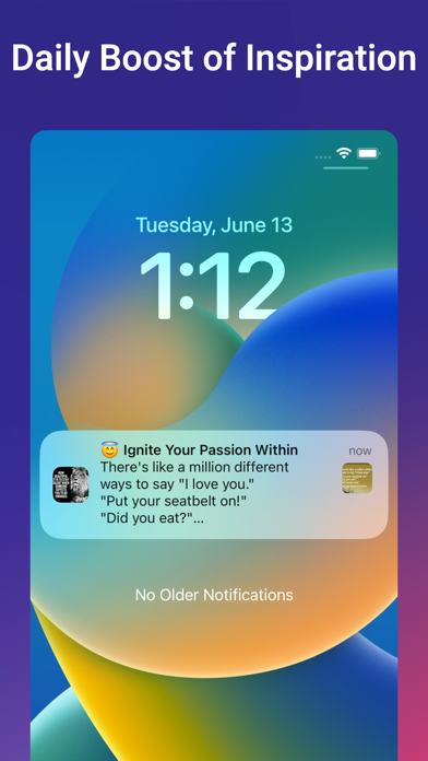 Motivational Quotes Daily+ Screenshot