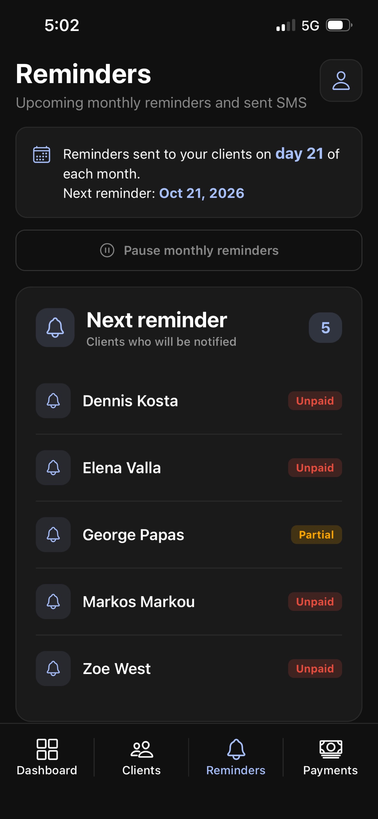 Screenshot 1 of Lunio App