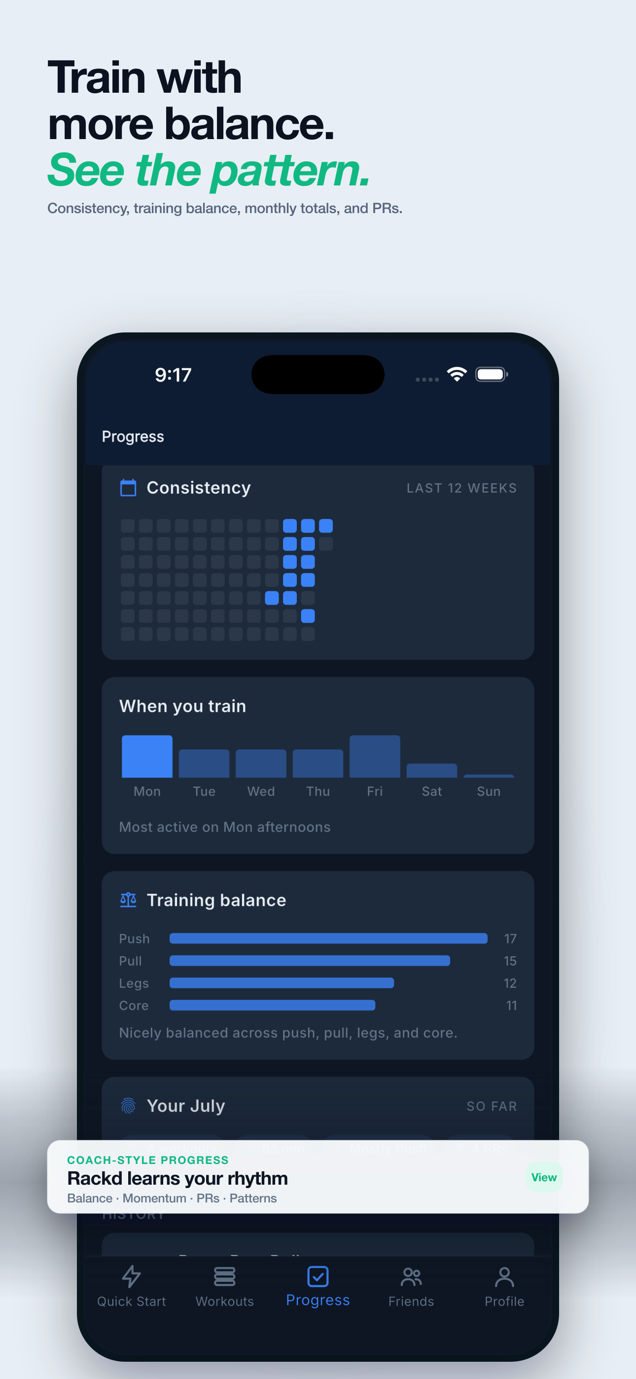 Rackd Life: Workout Generator screenshot 5