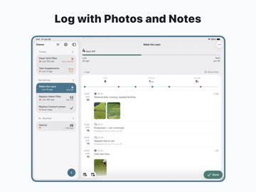 Chorebook - Reminders & Logs iPad screenshot