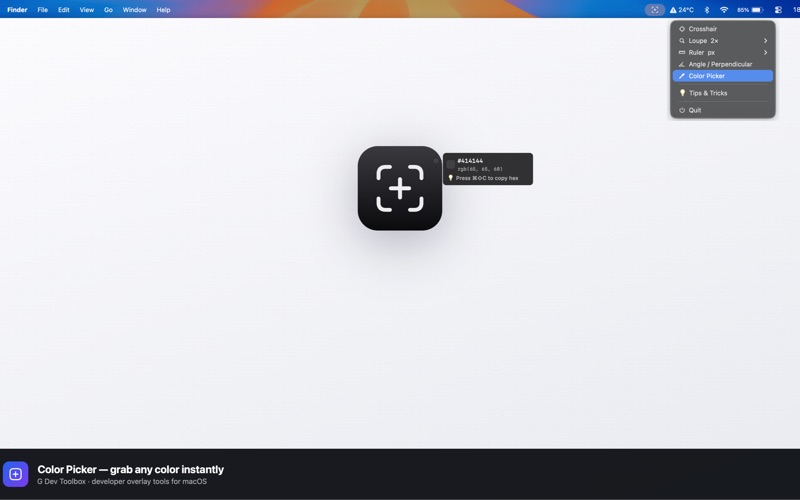 G Dev Toolbox screenshot
