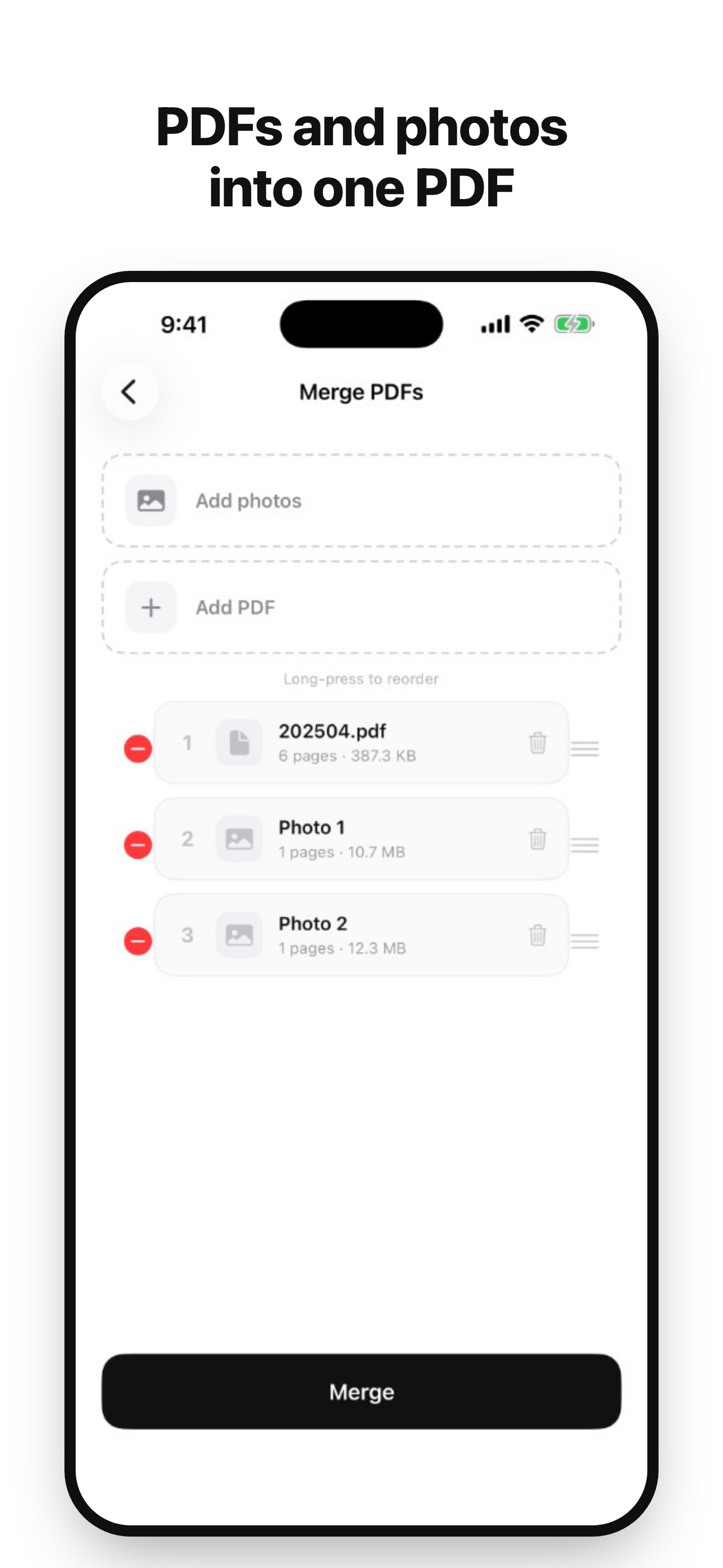 PDF Merger & Splitter: Combine screenshot 2