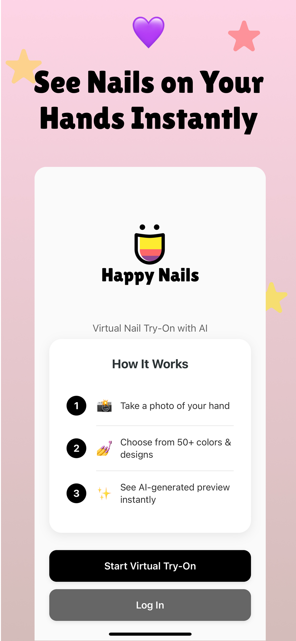 AI Nail Try-On: Happy Nails