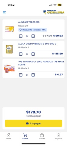 Farmacia Cuxibamba iPhone screenshot