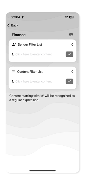 ‎Message Keyword Filter Screenshot