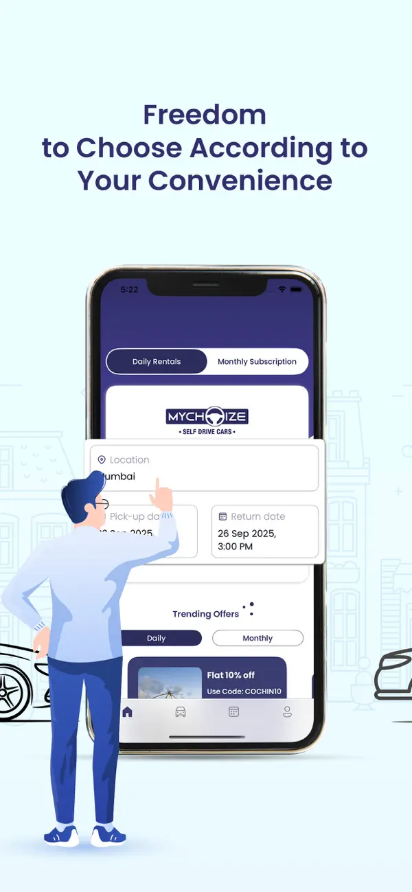 Screenshot #2 pour MyChoize-Self Drive Car Rental