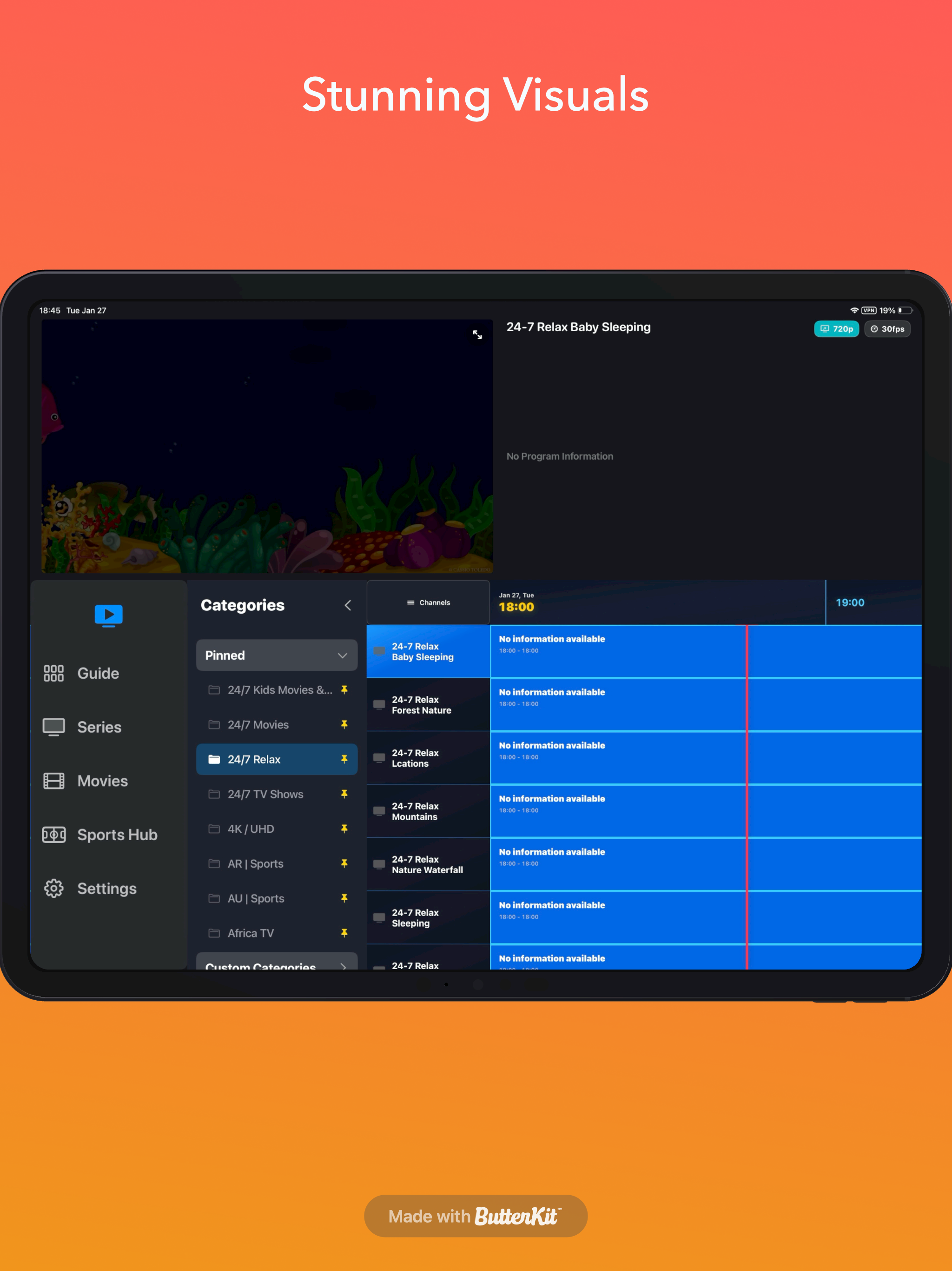TivEPG: IPTV Player Sports Hub screenshot 15