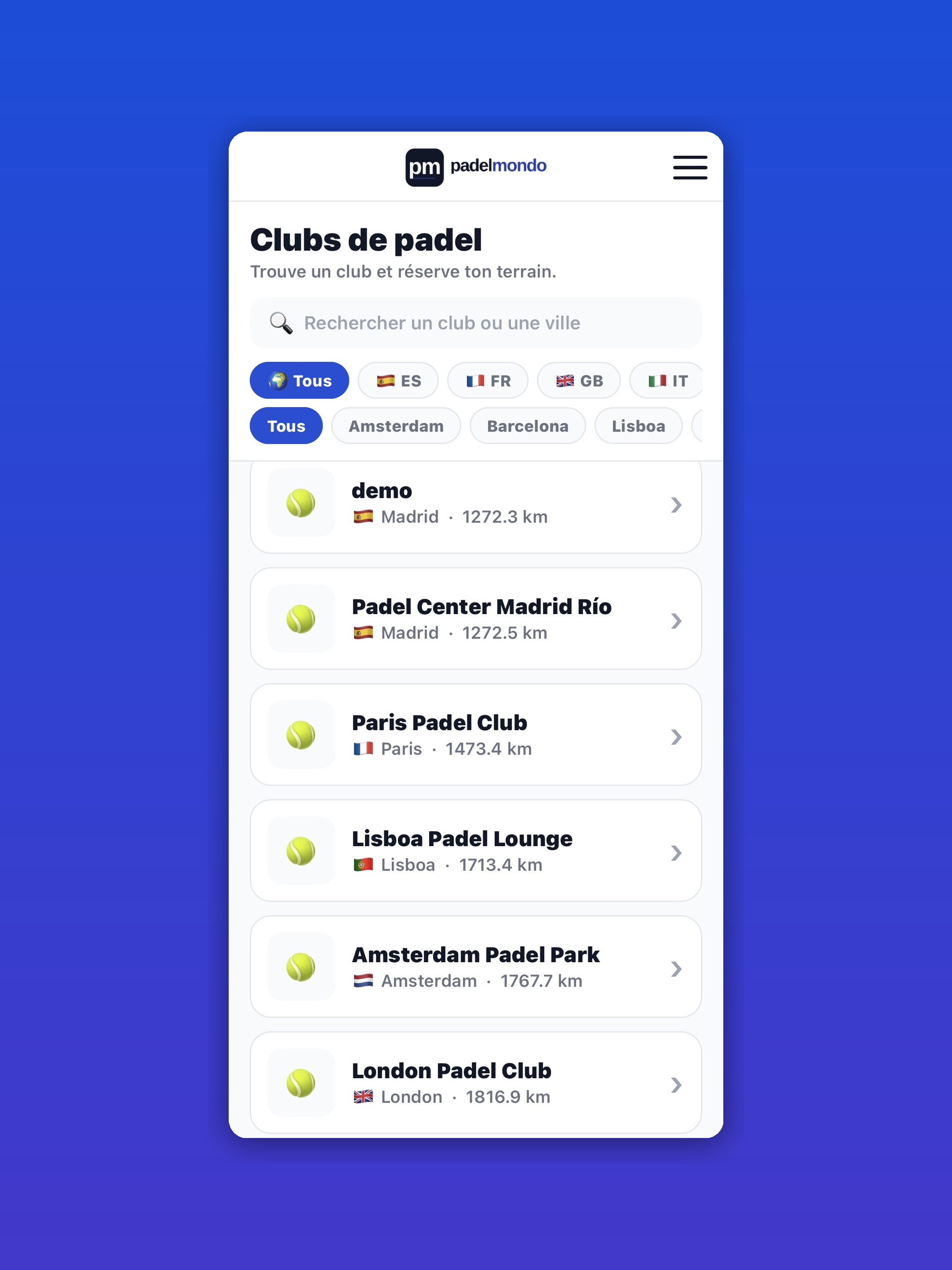 Padelmondo screenshot 11