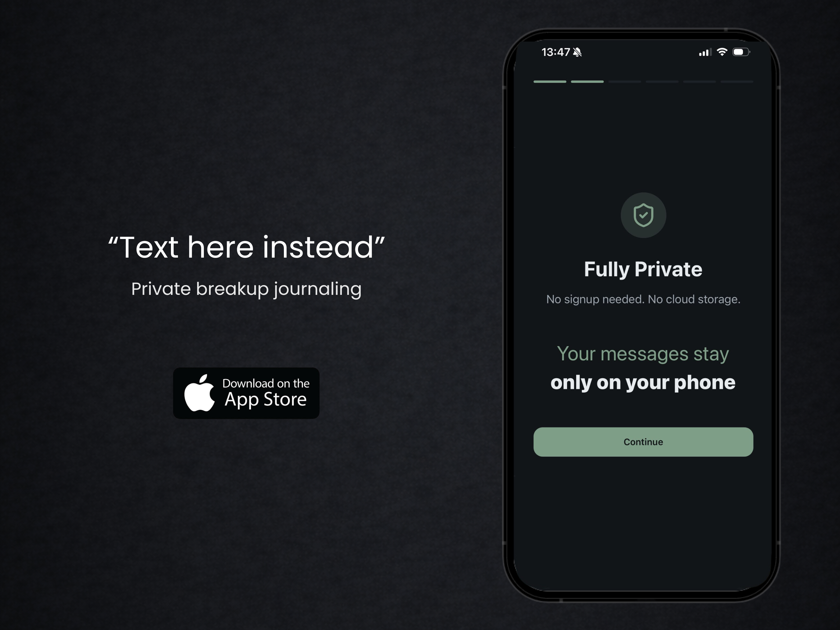 Text Here Instead: No Contact screenshot 19
