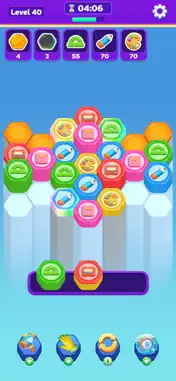 Hexa Fruzzle: Stack Sort screenshot 2