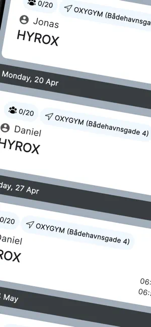Oxygym Copenhagen screenshot 2