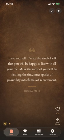 Quotable — Voiced Quote Cards iPhone screenshot