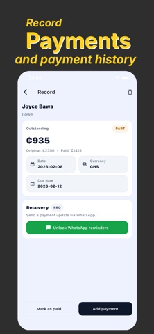 Payment Tracker: Debt & Credit Screenshot 2 of 6