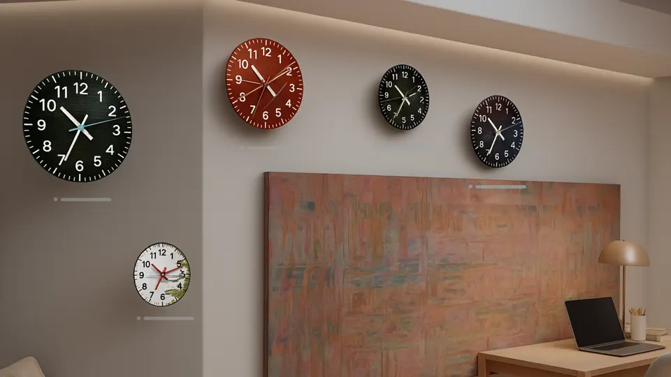 Spatial Analog Clock – Faces screenshot 1