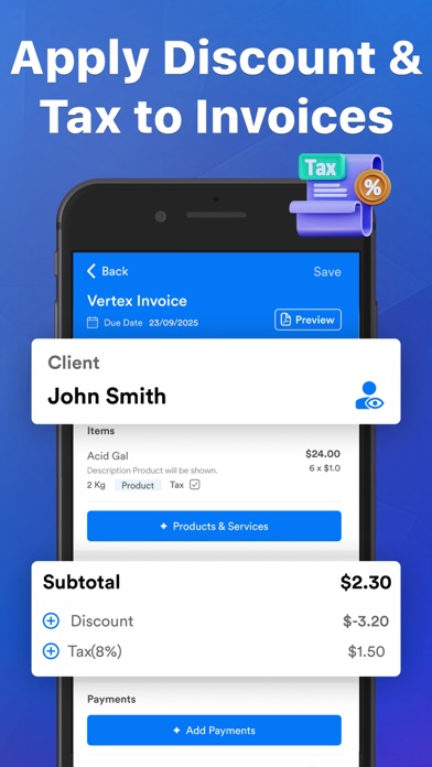 Invoice Maker, Create Estimate iPhone screenshot 5 - Business app
