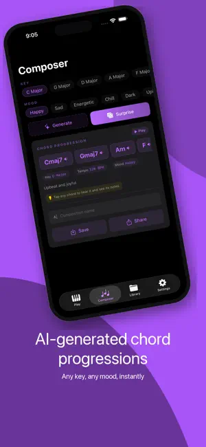 ChordWeave - AI Composer screenshot 2