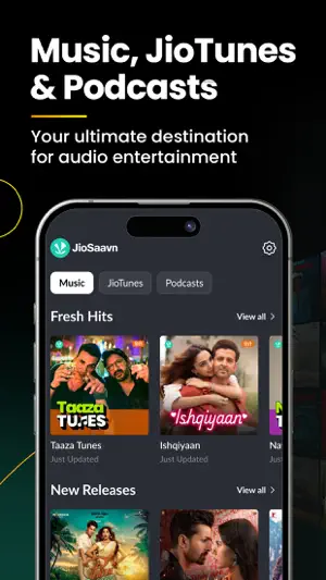 JioSaavn – Music & Podcasts screenshot 1