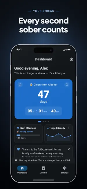 GoSober: Sobriety Tracker screenshot 1