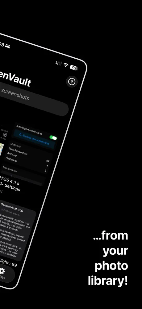 ScreenVault 截图管理应用截图